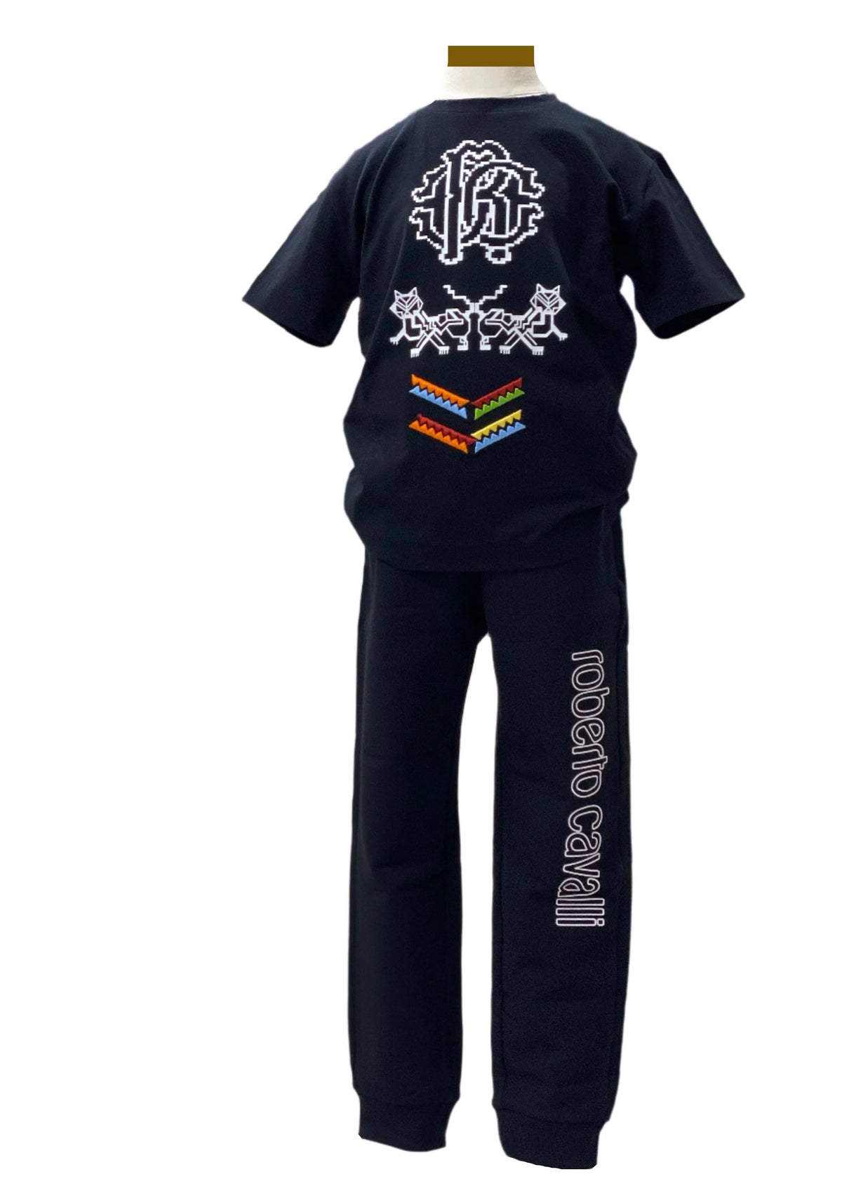 RC Print Embroidery Top and Jogger Set