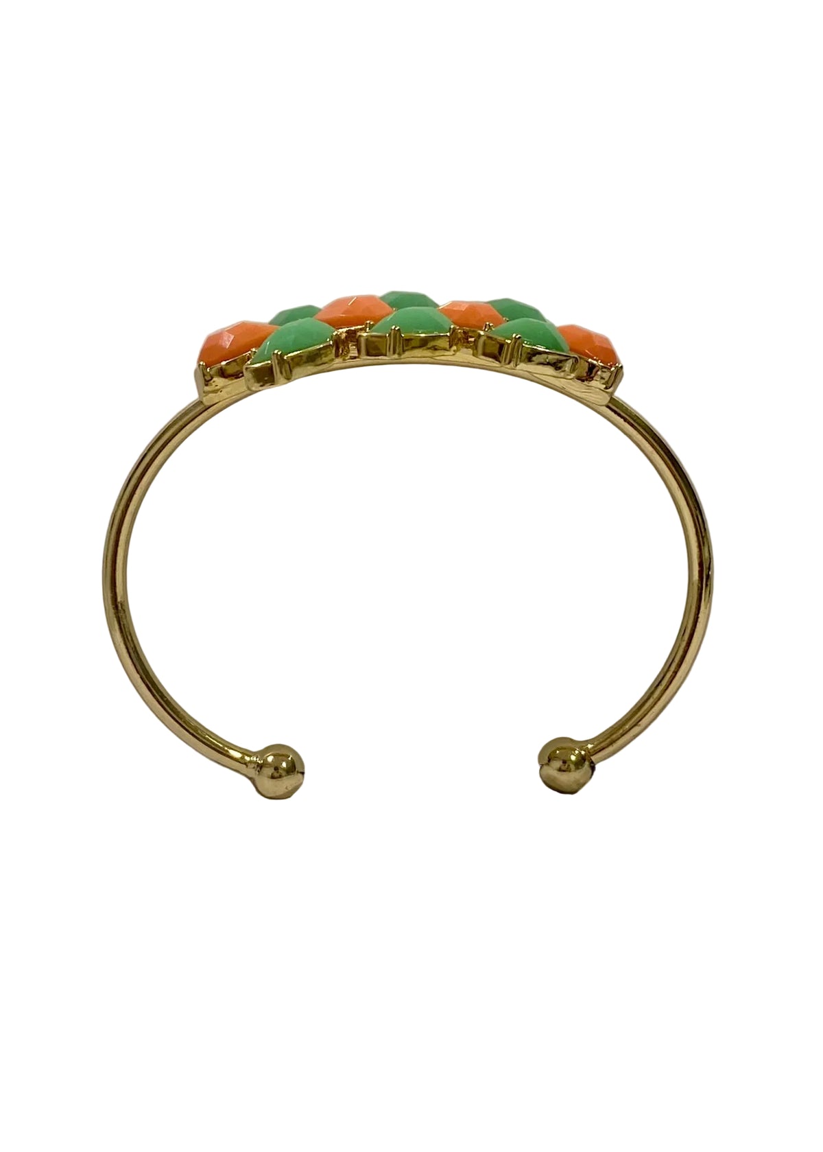 Rowan Leaf Bangle - Mint Tangelo