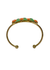 Rowan Leaf Bangle - Mint Tangelo