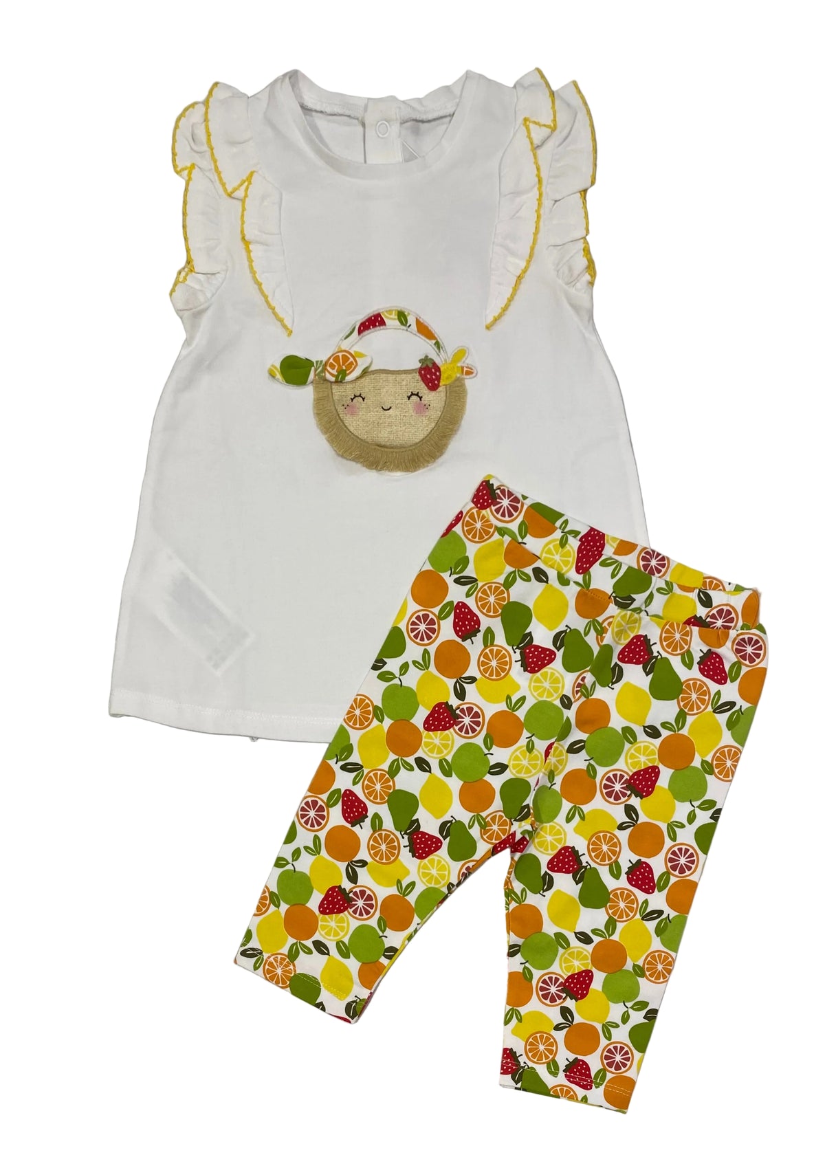 Mayoral Fruit Theme Top and Leggings Set