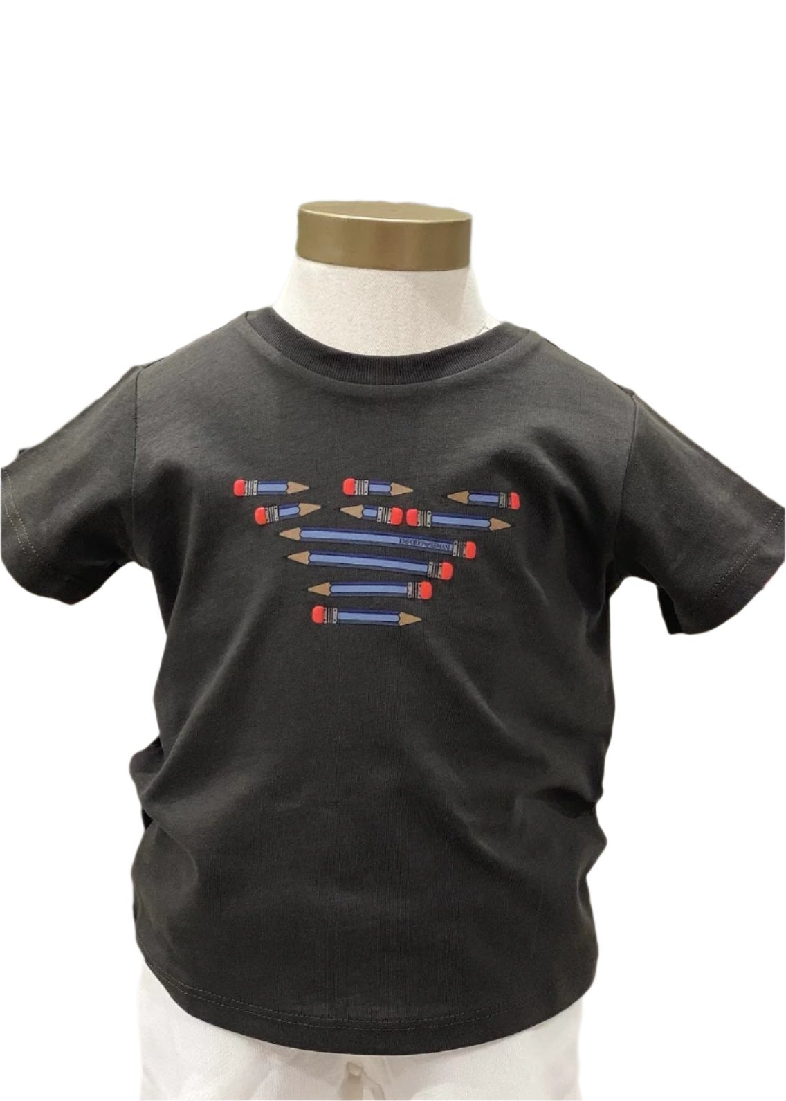 Pencil Eagle Logo Cotton T-Shirt