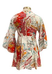 Roberto Cavalli Multi-Color Undersea Print Dress