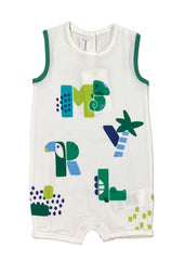 Mayoral Green Theme Animal Print Shortie