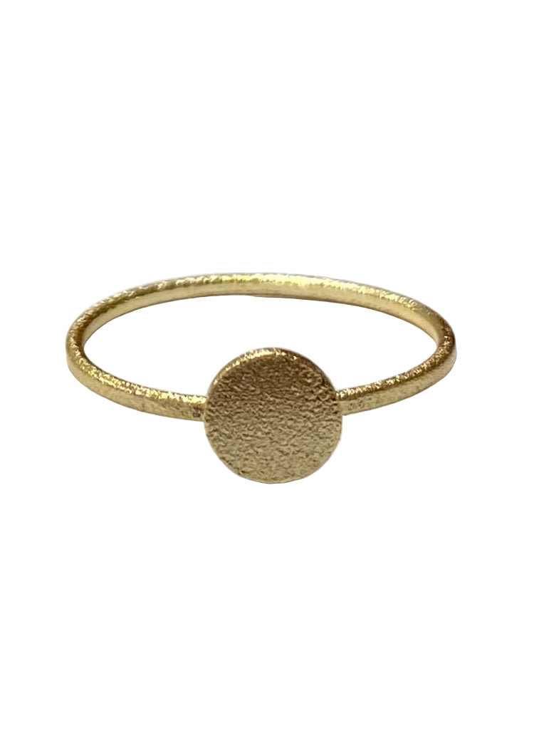 Gold Spherical Ring