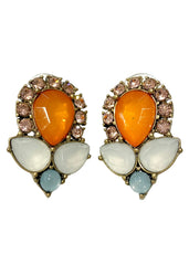 Peacock Seashell Necklace and Earring Set