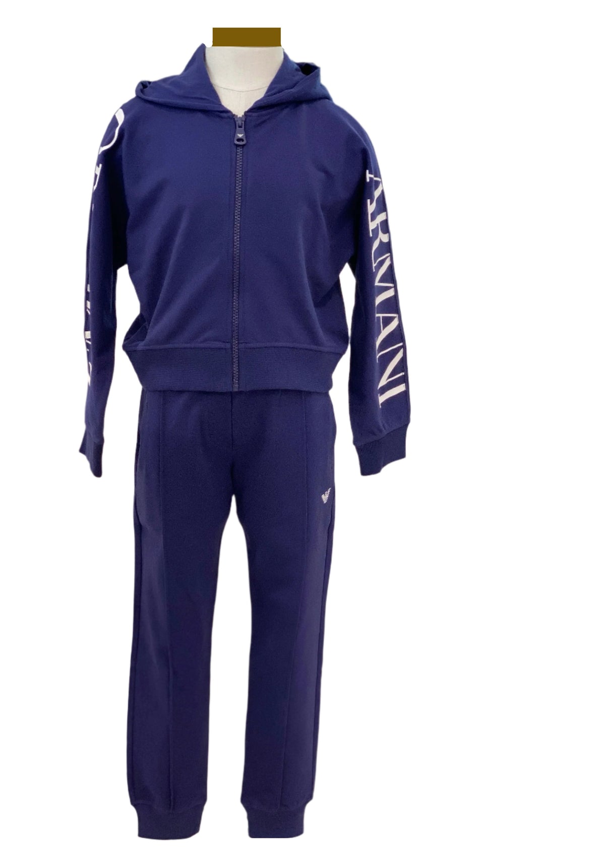 Purple Tracksuit with 'EMPORIO ARMANI' Logo Set