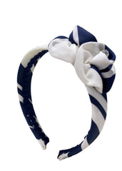 Blue-White Stripe Hairband