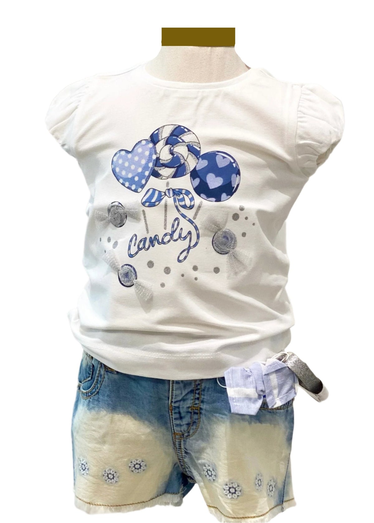 Candy Print Top and Short Set