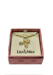 Initial Pendant "X" Necklace