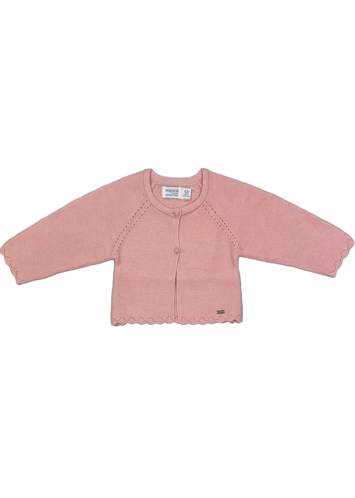 Mayoral Pink Knit Cardigan