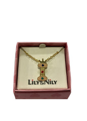 Initial Pendant "I" Necklace