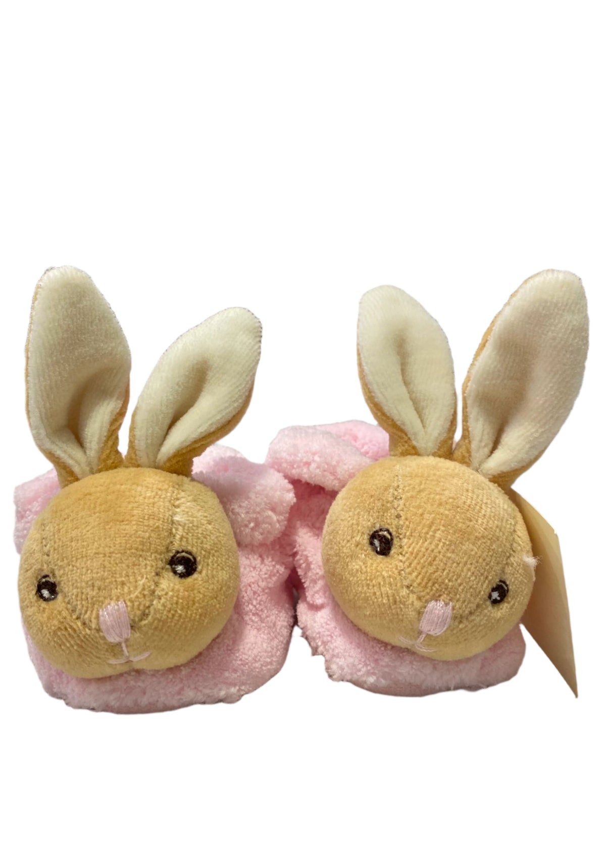 Pink Rattle Booties