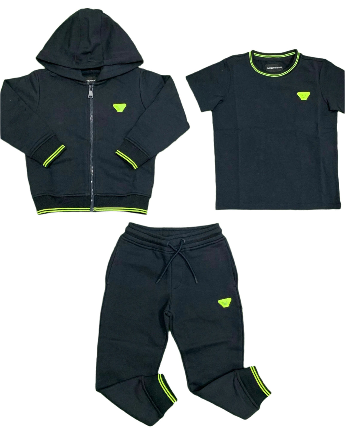 Neon Eagle Logo Tracksuit Set