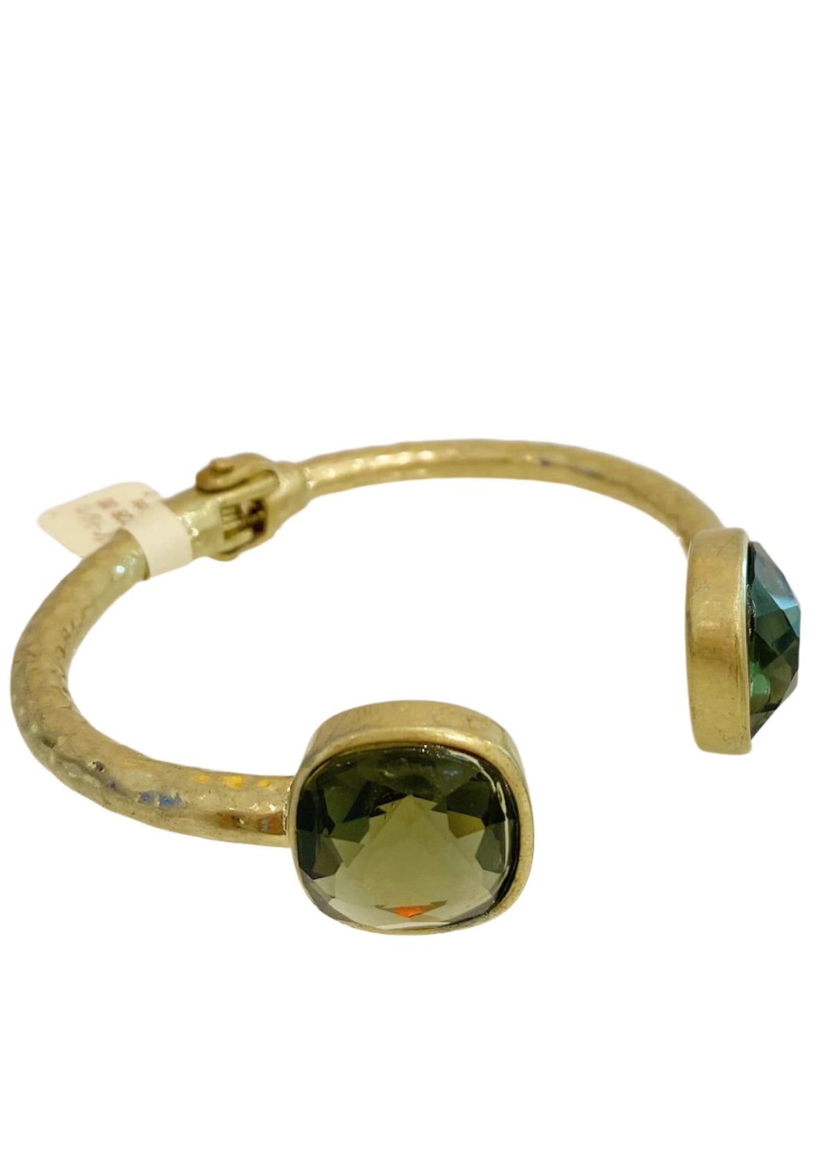 Gold Olive Cosmos Hinge Bracelet