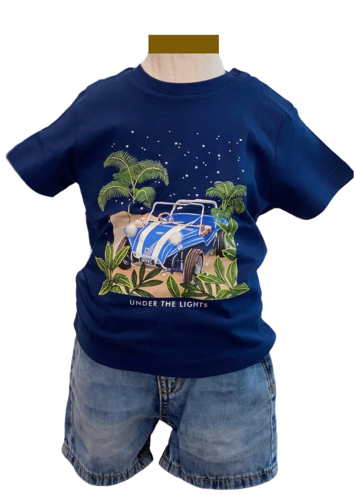 Under The Lights Print Top and Short Set