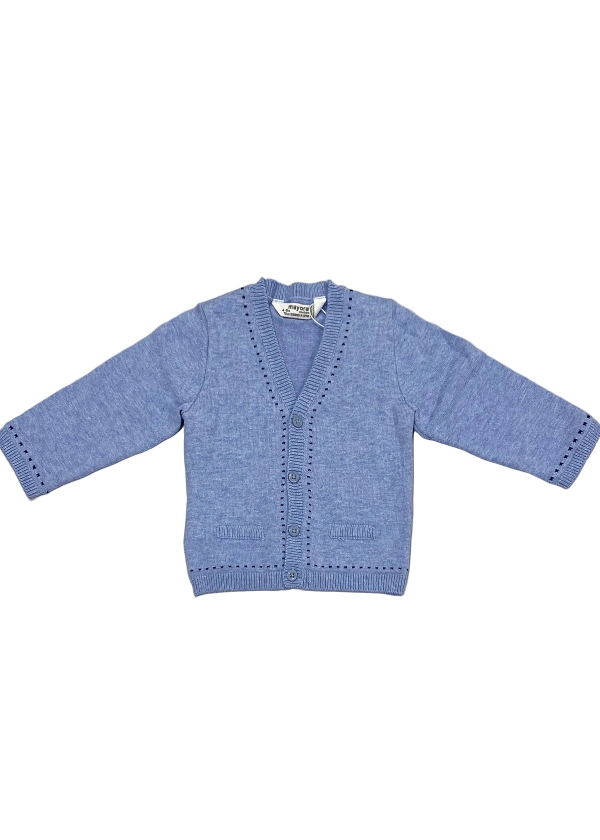 Mayoral Blue Knitted Cardigan