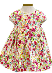 Multi-color Floral Printed Sleeveless Dress