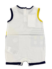 Mayoral Navy and Yellow House Print Shortie