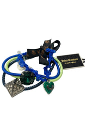 Blue Green Charmy Hair Elastics