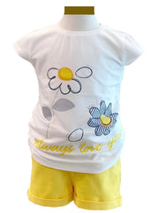 'Always Love You' Sunflower Top and Short Set