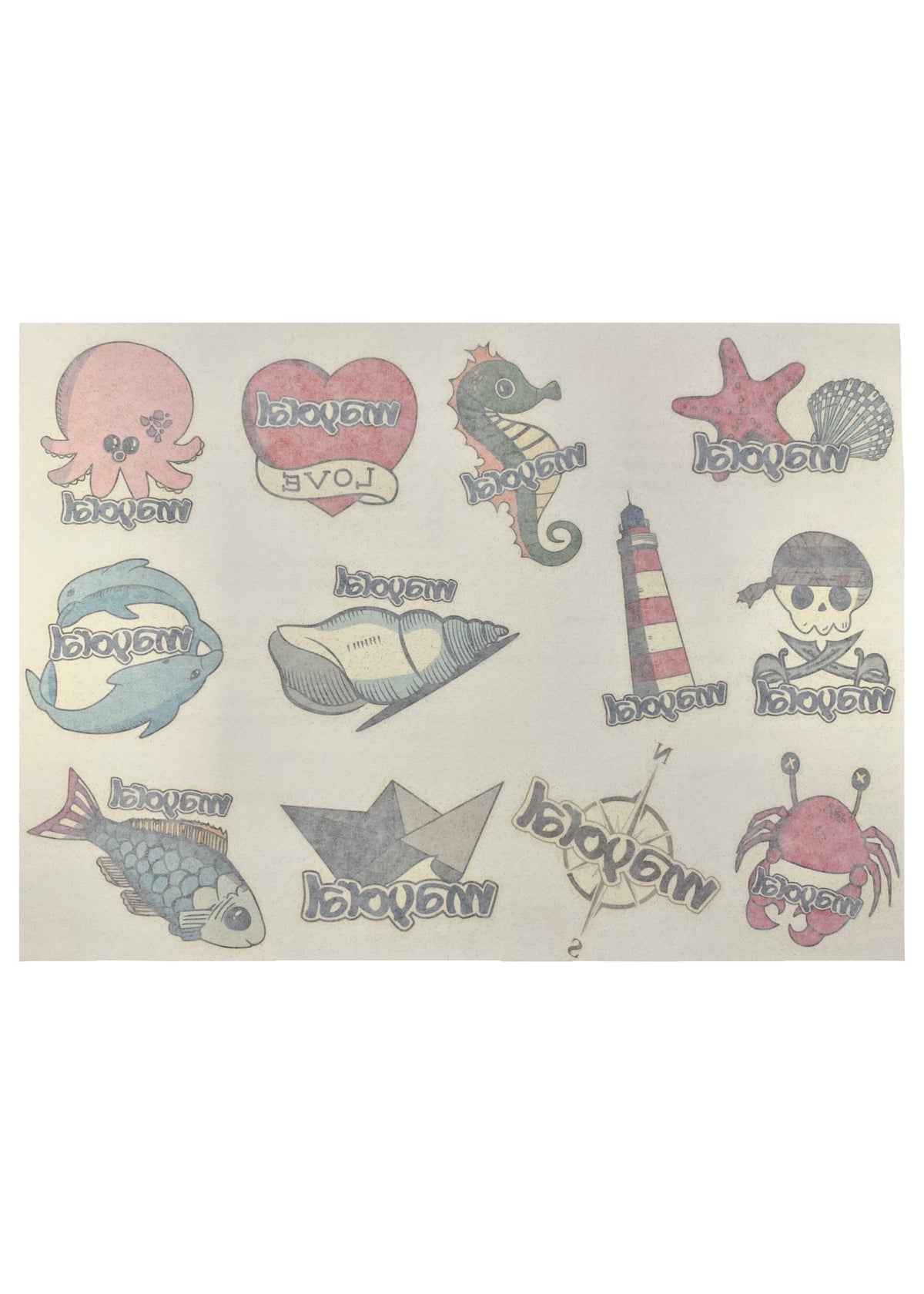 Mayoral Tattoo Stickers