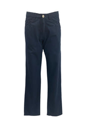 Navy Blue Young Versace Soft Navy Regular Fit Trousers