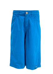 Blue Young Versace Blue Bermuda Shorts