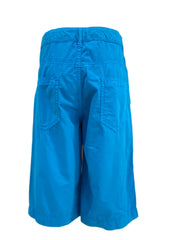 Blue Young Versace Blue Bermuda Shorts