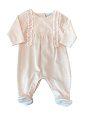 Vertical Ruffle Design Romper Suit