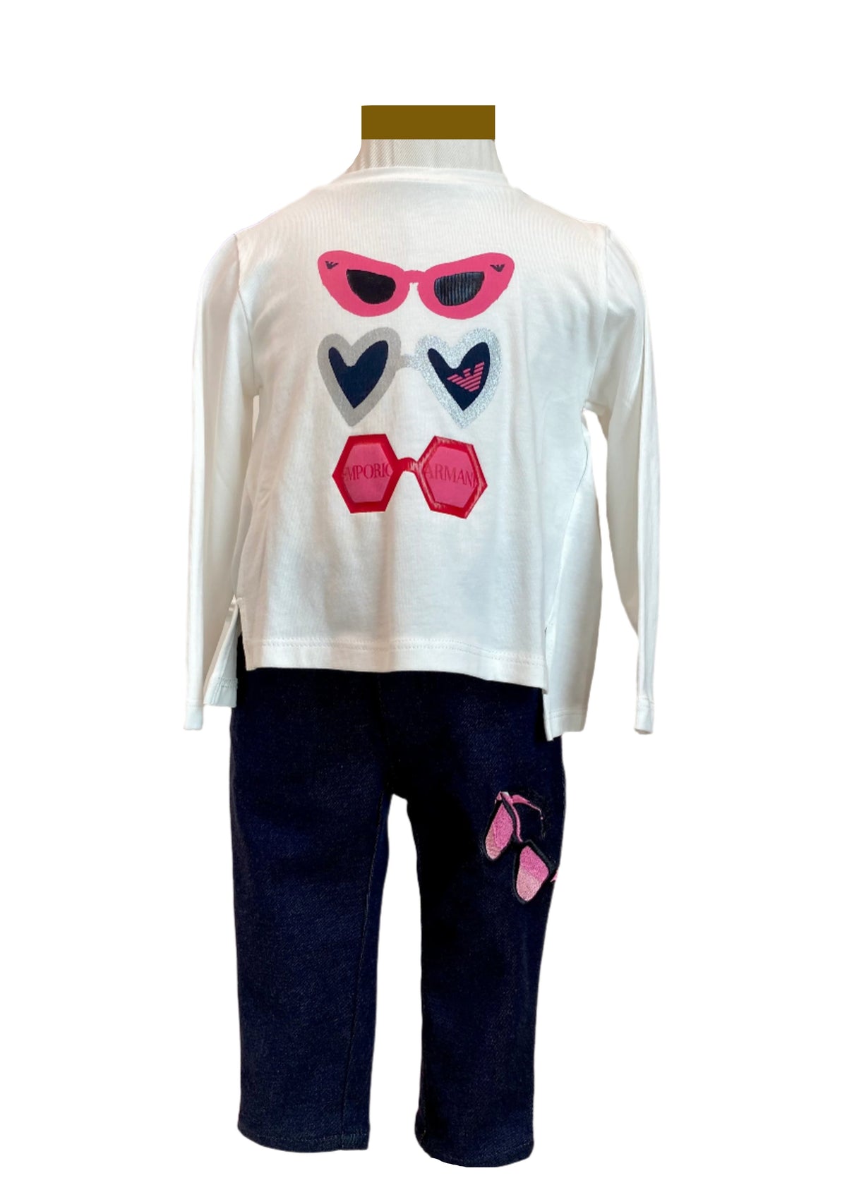 Stylish Sunglasses Design Pants Set