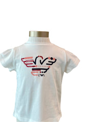 Stylish Armani Logo Print Top