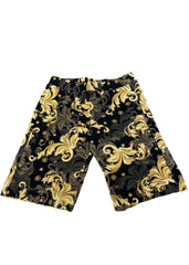 Black Gold Gray Shorts