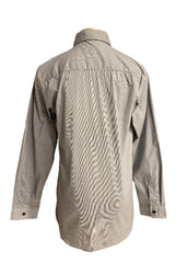 Black Gray Young Versace All Over Micro-dot Embroidery Shirt