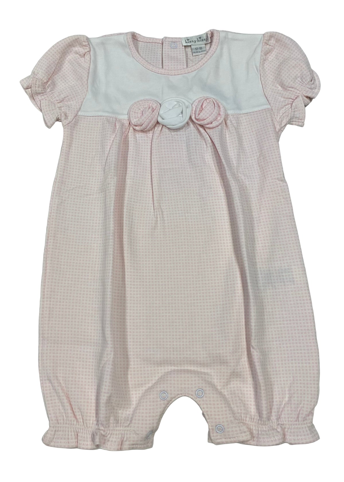 Pink White Checkered Shortie