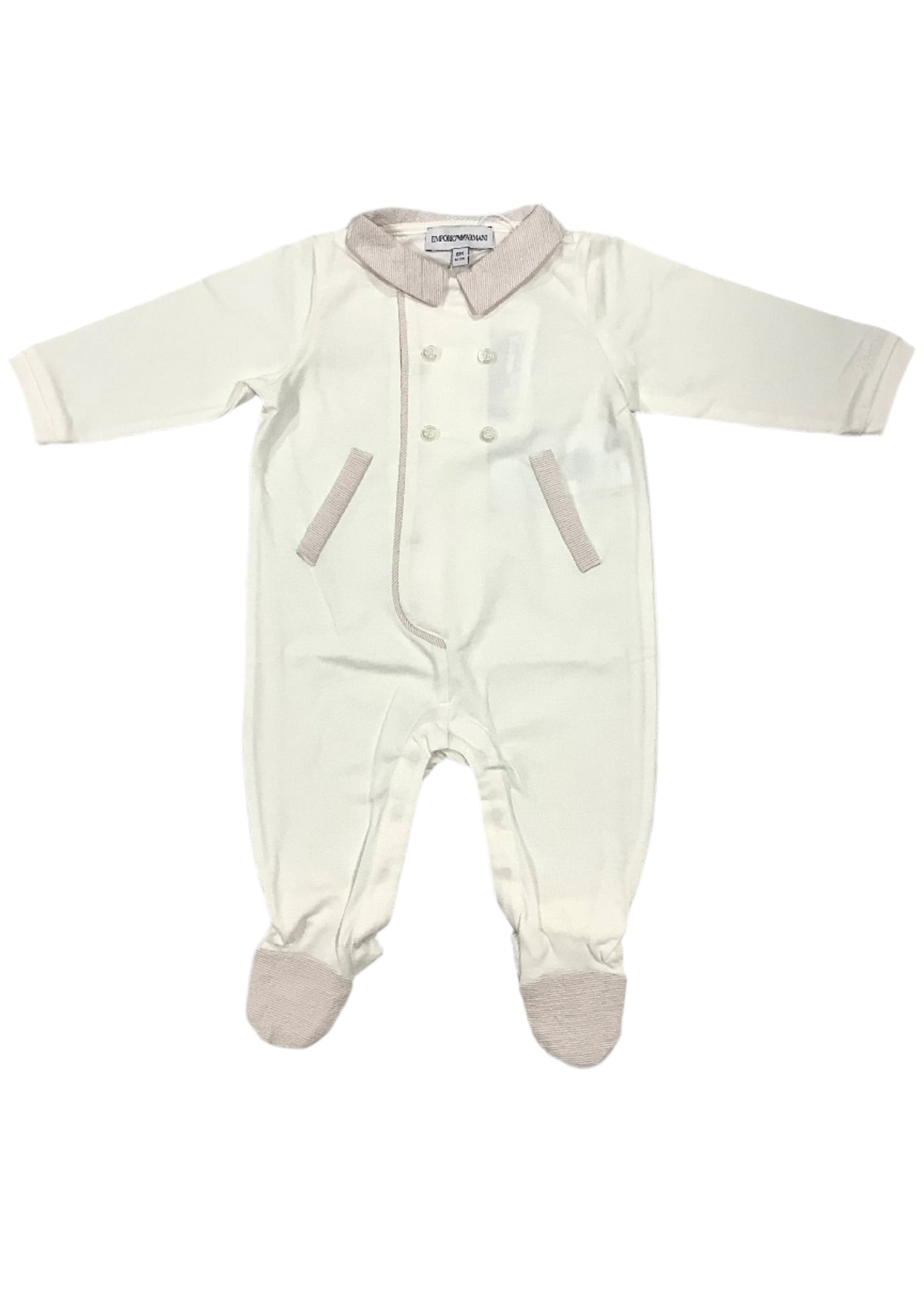 Stripe Detail Romper Suit