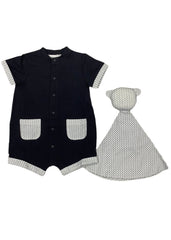 Shortie and Doudou Bib Set