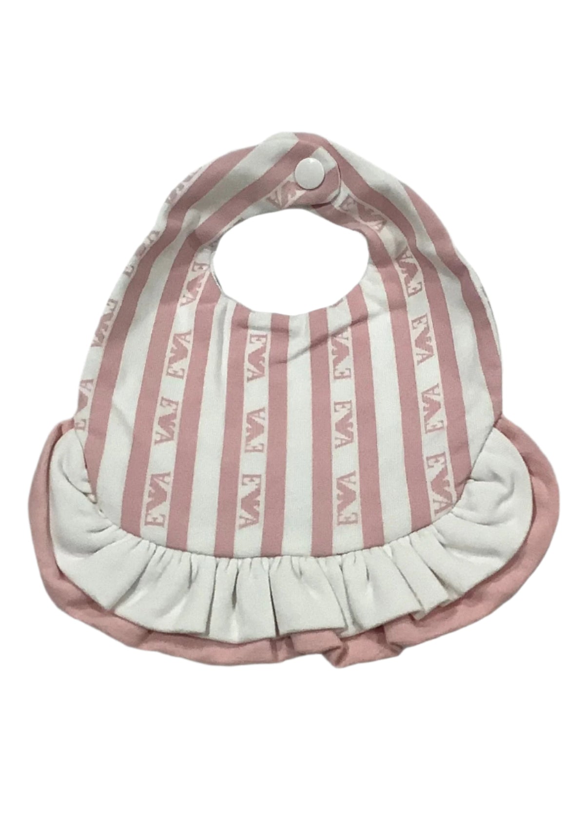 Pink Stripe Armani Bib