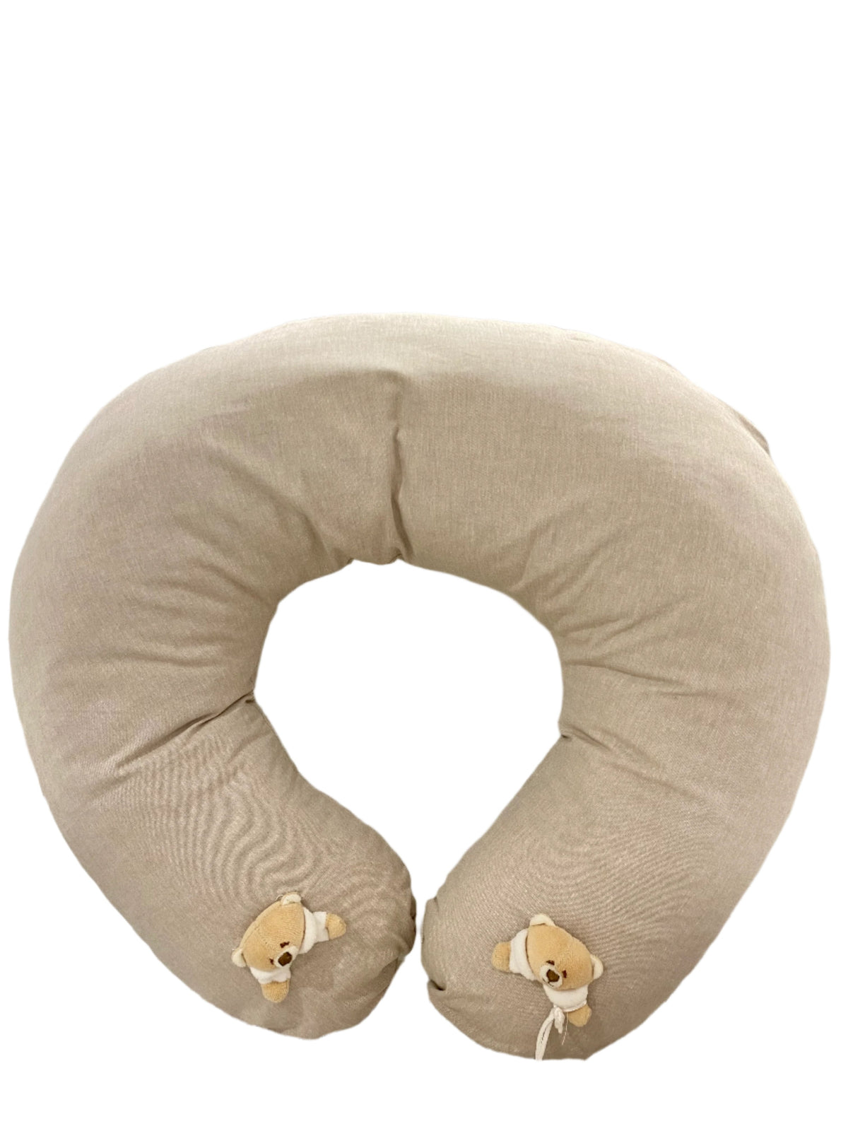 Beige  Bolster Feeding Pillow