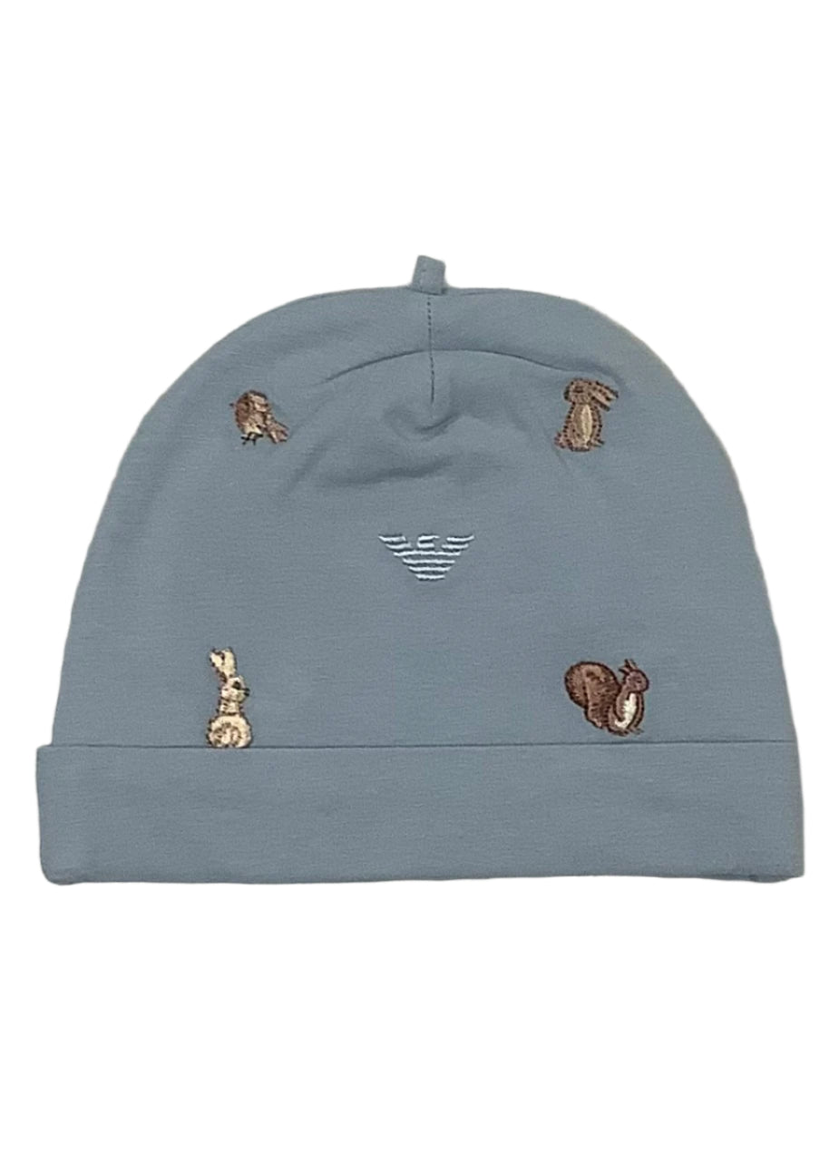 Squirrel Embroidered Beanie Hat