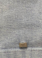 White Blue Floral and Butterfly Embroidery with Patched Skirt Set