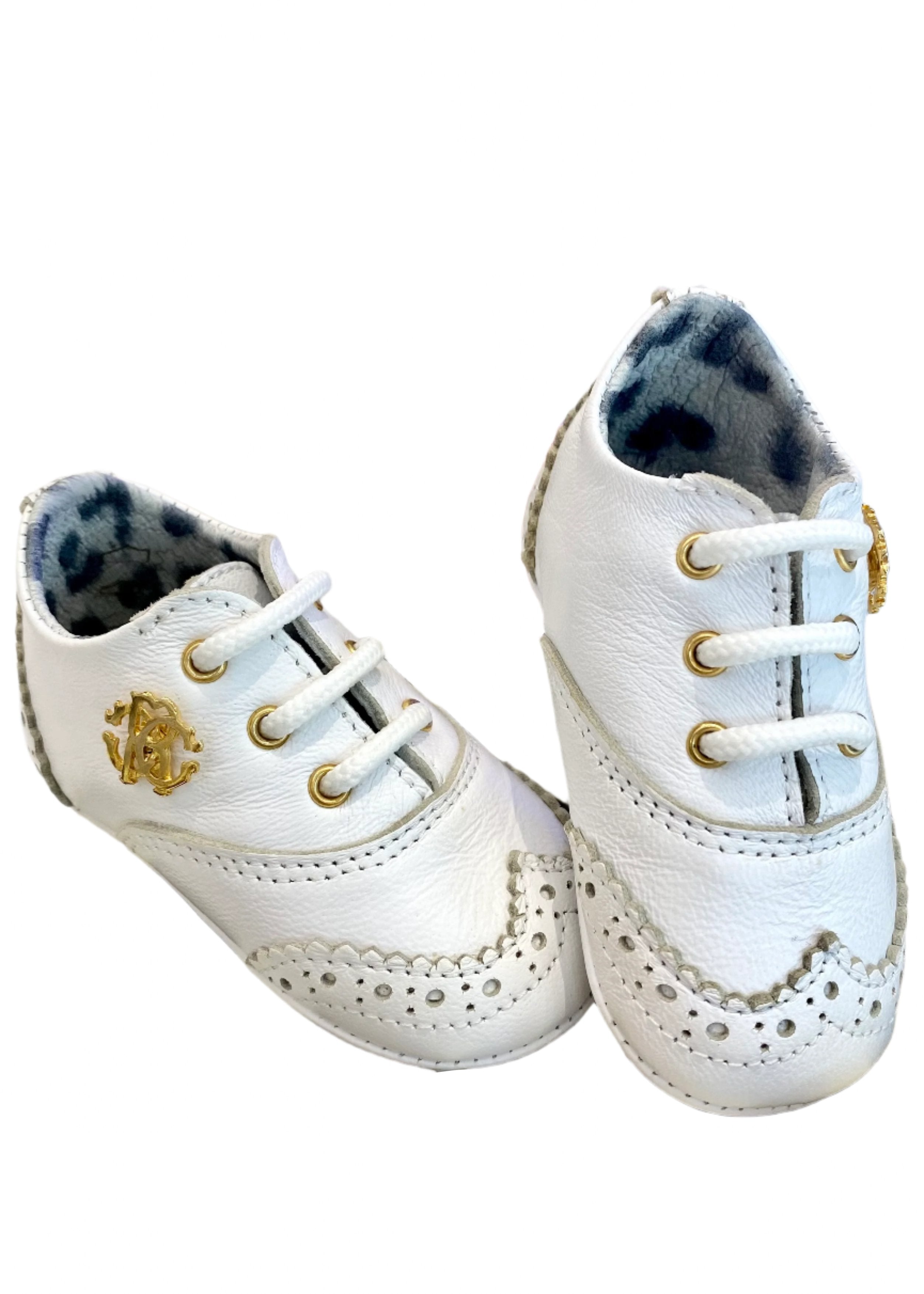 Applique Design with Lace Baby Shoes