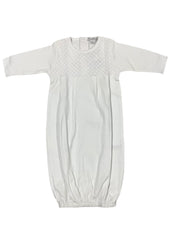 White Baby Grand Sack Baby Gown