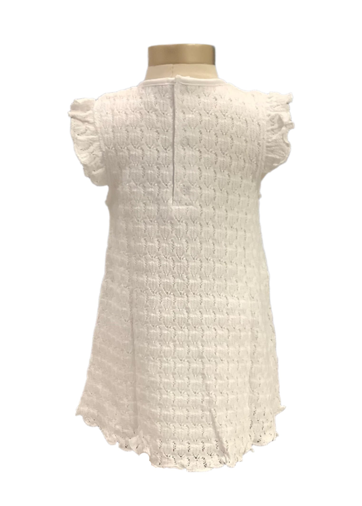 White Dress Lacy Crochet Dress