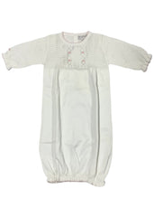 White Soft Knitted Baby Gowns Baby Gown