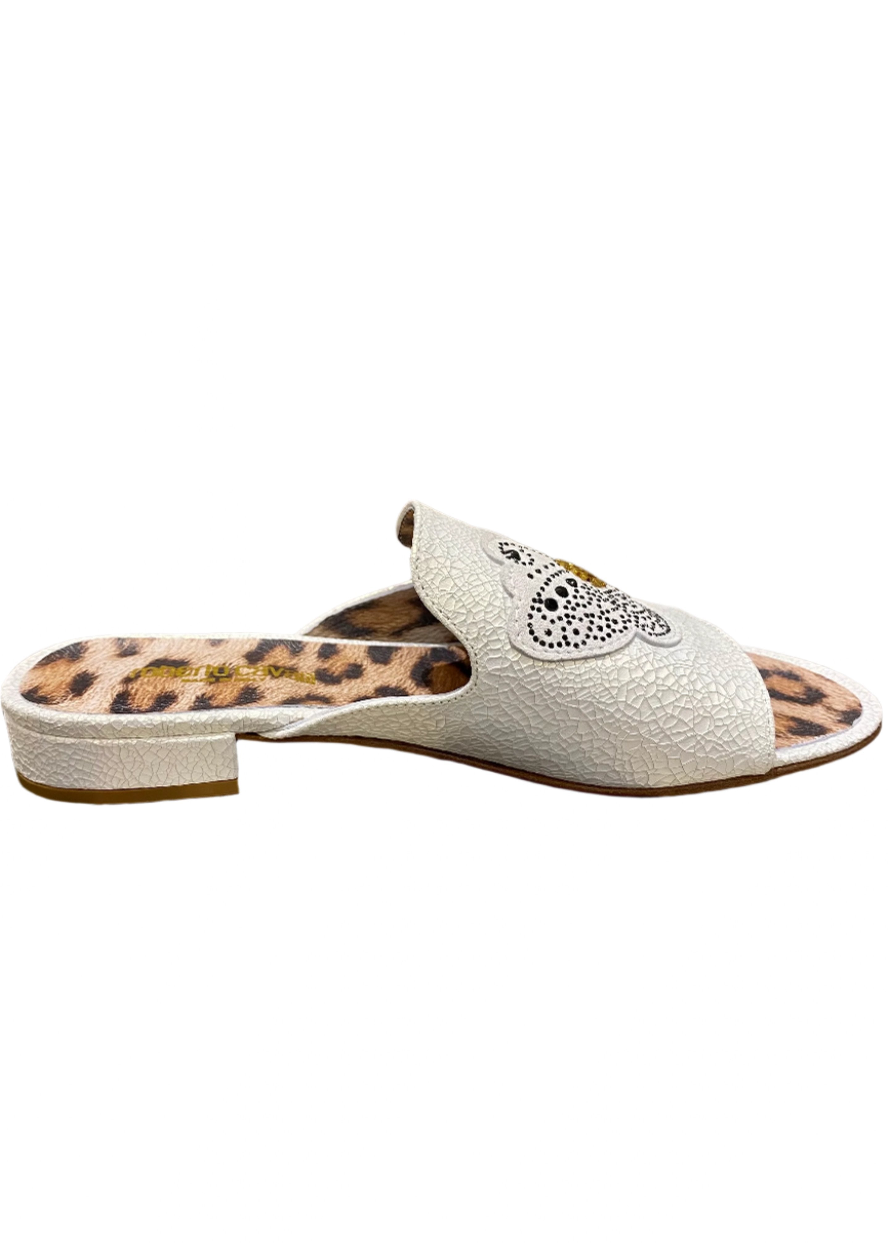 Butterfly and Sequins Design Slip-On Sandal