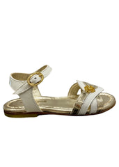 Two Colour Strap Sandals