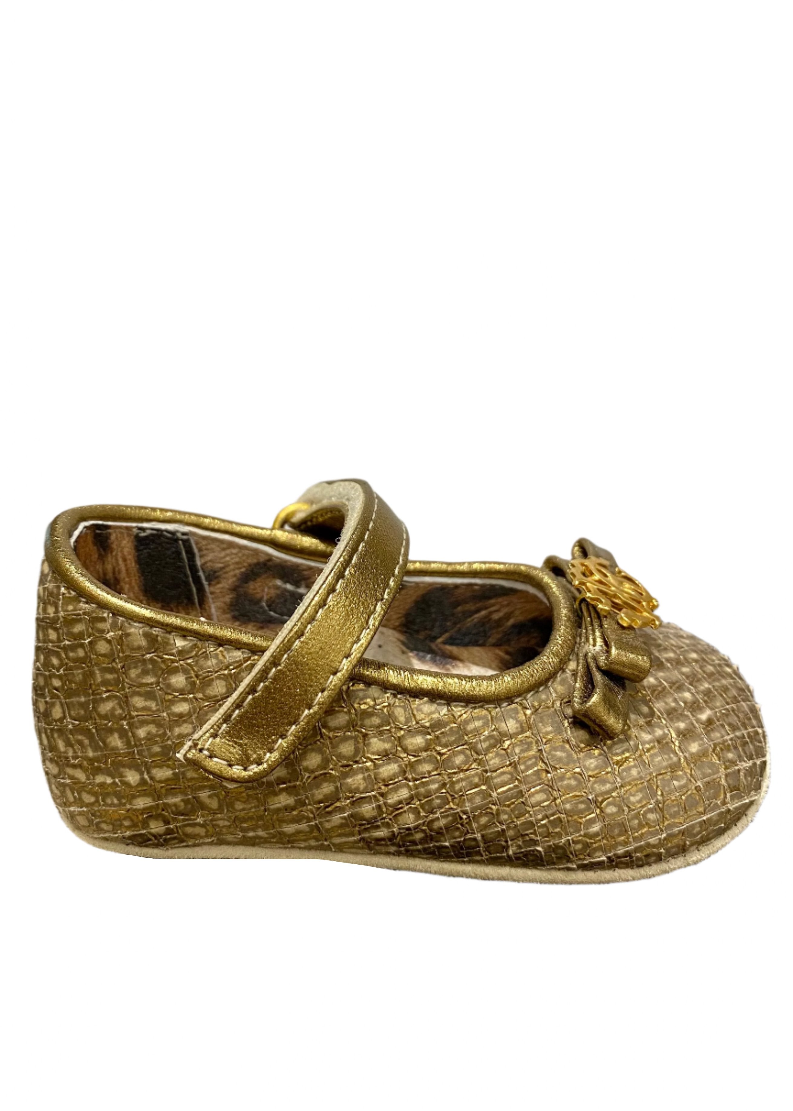 Snake Skin Like Pattern Baby Shoes