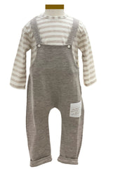 Stripe Dungaree Onesie