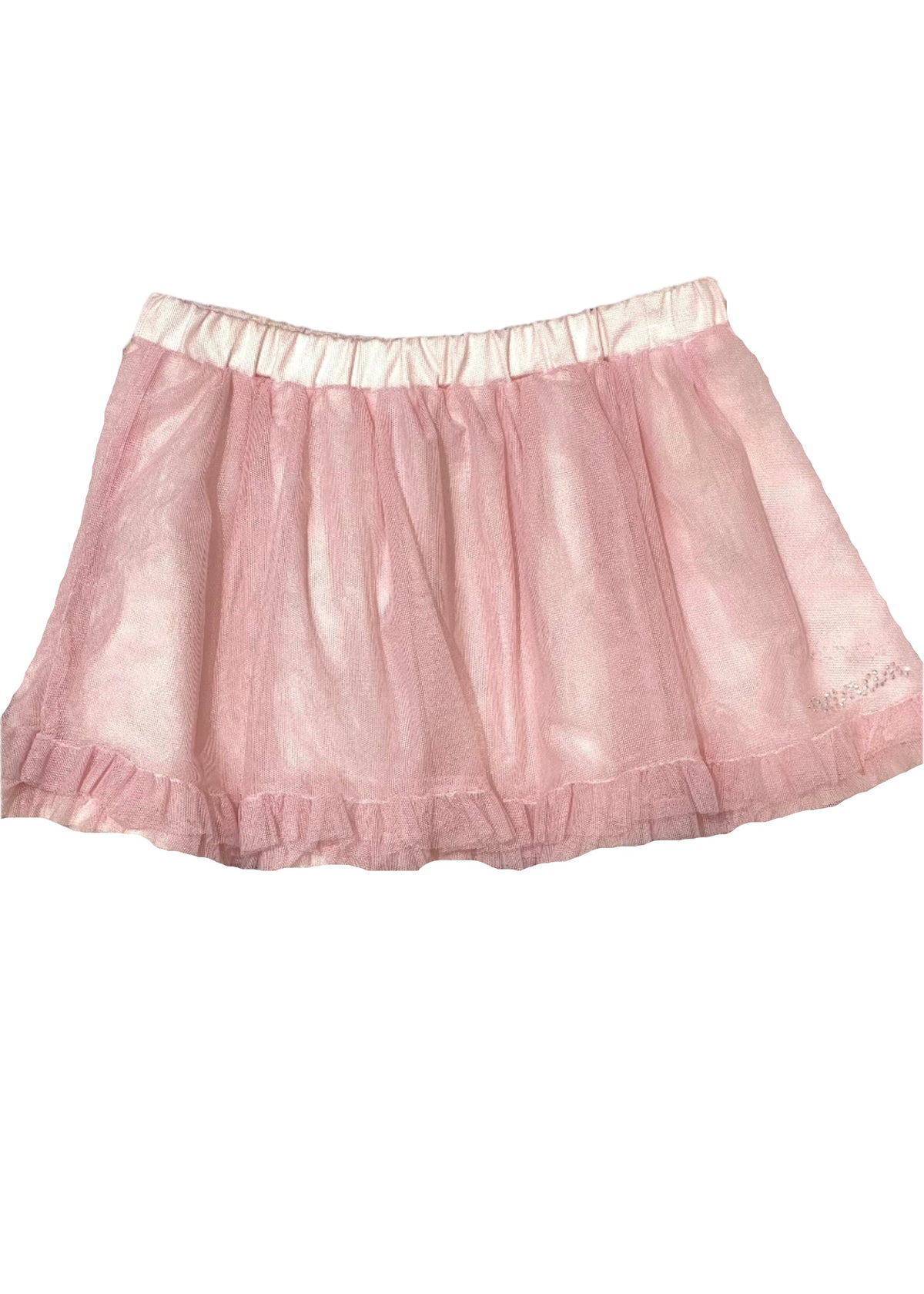 Pink Tulle Mesh Skirt