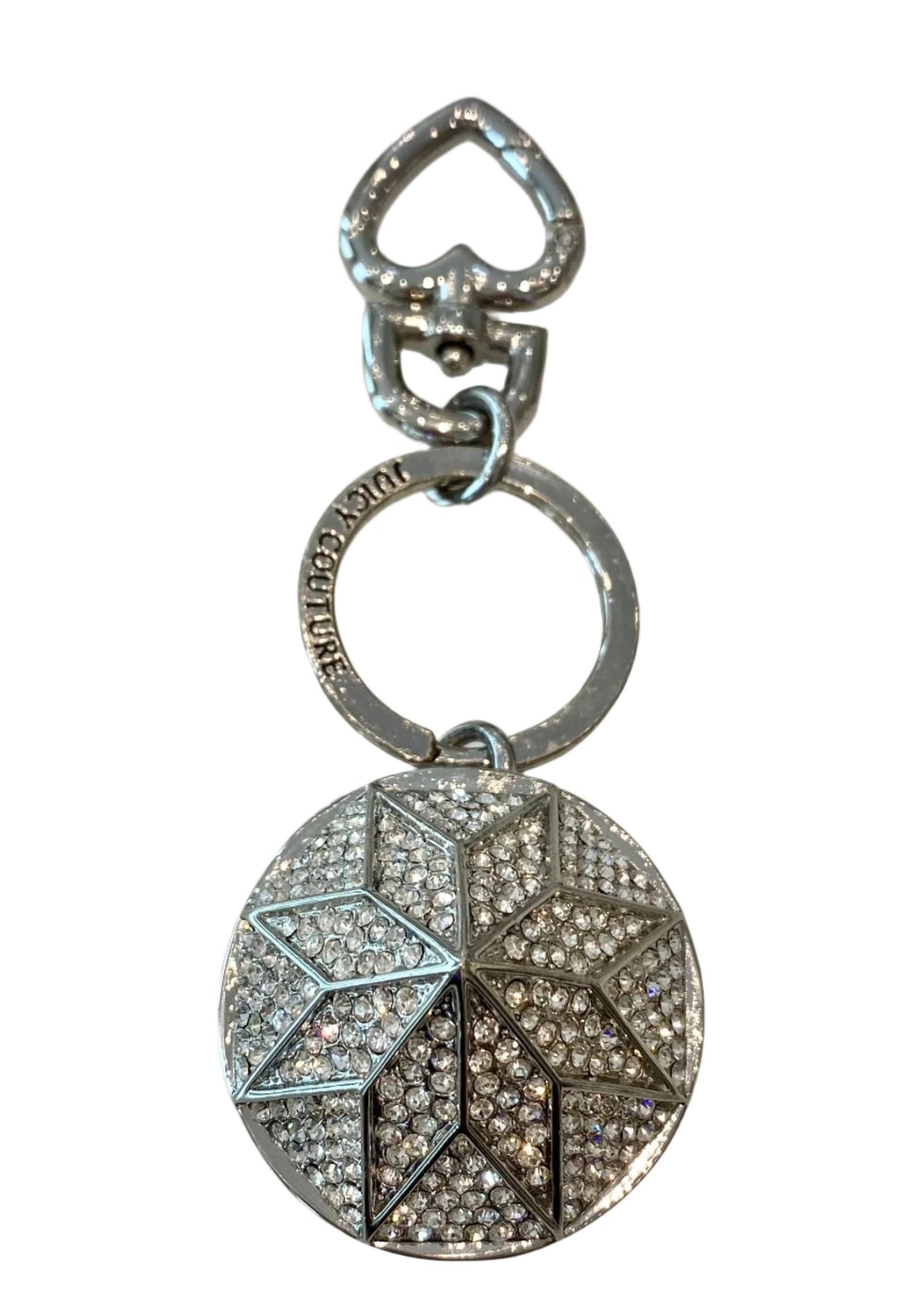 Silver Diamond Key Chain